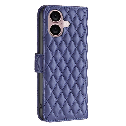 Diamond Lattice Wallet Flip Leather Phone Case, For iPhone 16, For iPhone 15 Pro Max, For iPhone 15 Pro, For iPhone 15 Plus