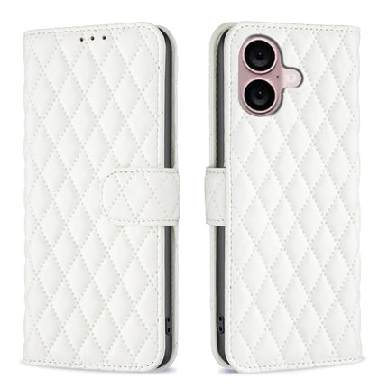 Diamond Lattice Wallet Flip Leather Phone Case, For iPhone 16, For iPhone 15 Pro Max, For iPhone 15 Pro, For iPhone 15 Plus