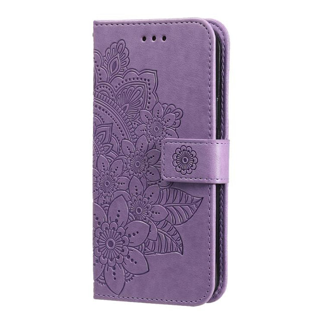 Seven-petal Flowers Embossing Leather Phone Case, For Google Pixel 11 Pro XL, For Google Pixel 11 / Pixel 11 Pro, For Google Pixel 10a, For Google Pixel 9a