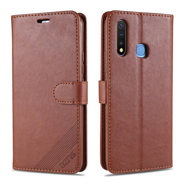 AZNS Sheepskin Texture Horizontal Flip Leather Case with Holder & Card Slots & Wallet, For Vivo Y5s / U3 / Y19, For Vivo Y9s / V17