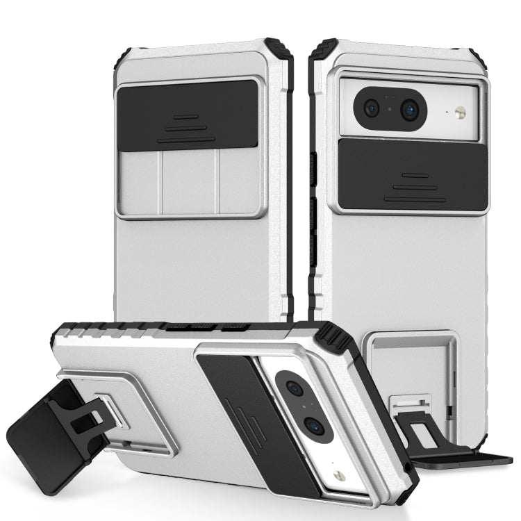 Stereoscopic Holder Sliding Camshield Phone Case, For Google Pixel 8