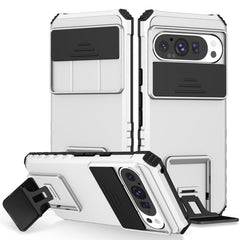 Stereoscopic Holder Sliding Camshield Phone Case, For Google Pixel 9 Pro XL, For Google Pixel 9 Pro, For Google Pixel 8 Pro