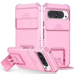 Stereoscopic Holder Sliding Camshield Phone Case, For Google Pixel 9 Pro XL, For Google Pixel 9 Pro, For Google Pixel 8 Pro