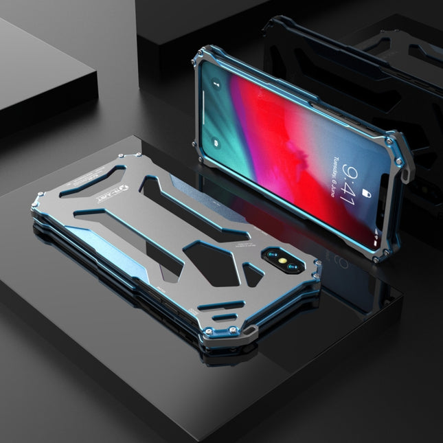 R-JUST Shockproof Dustproof Armor Metal Protective Case, For iPhone XS Max