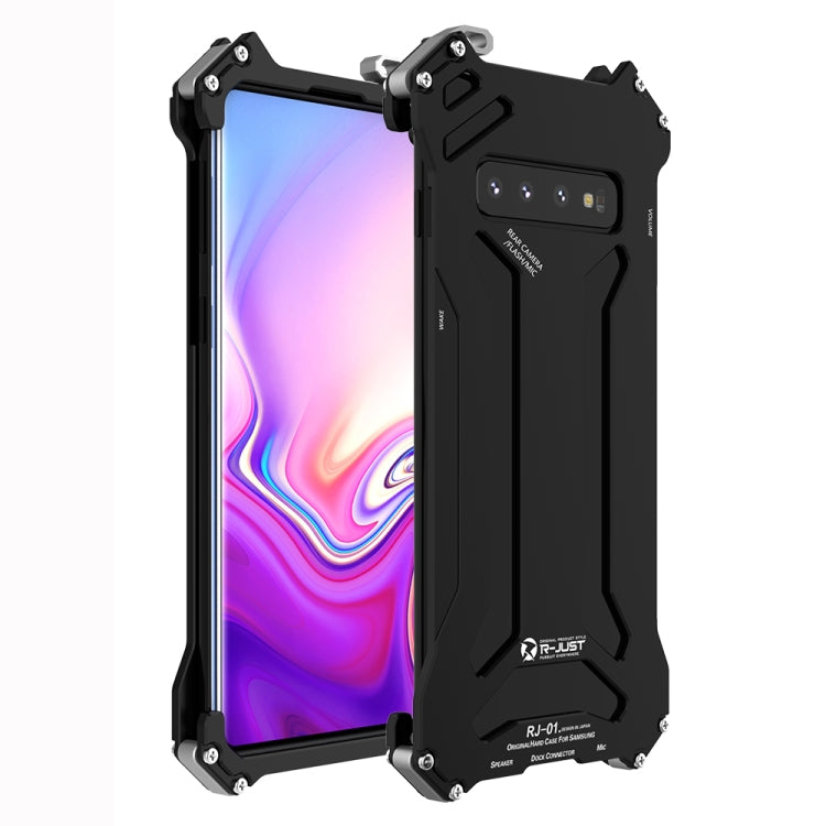 R-JUST Shockproof Dustproof Armor Metal Protective Case, For Samsung Galaxy S10 5G, For Samsung Galaxy S20+ 5G, For Samsung Galaxy S20 Ultra 5G, For Samsung Galaxy Note9, For Samsung Galaxy S8, For Samsung Galaxy S8+, For iPhone SE 2022 / SE 2020 / 8 / 7