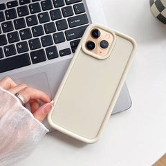 Shockproof Frame Frosted TPU Phone Case, For iPhone 11, For iPhone 11 Pro, For iPhone X / XS, For iPhone XR