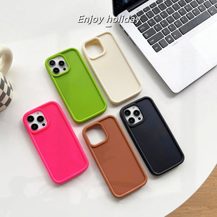 Shockproof Frame Frosted TPU Phone Case, For iPhone 15 Pro Max, For iPhone 15 Pro, For iPhone 15 Plus, For iPhone 15