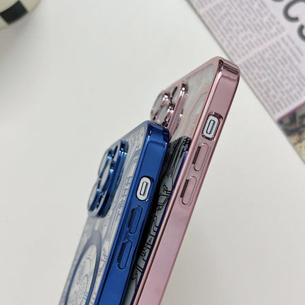 Electroplated Circuit Board Pattern MagSafe Phone Case, For iPhone 13, For iPhone 12, For iPhone 12 Pro Max