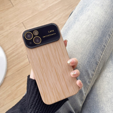 Wood Grain TPU Phone Case with Lens Film, For iPhone 13 Pro Max, For iPhone 13 Pro, For iPhone 13, For iPhone 12