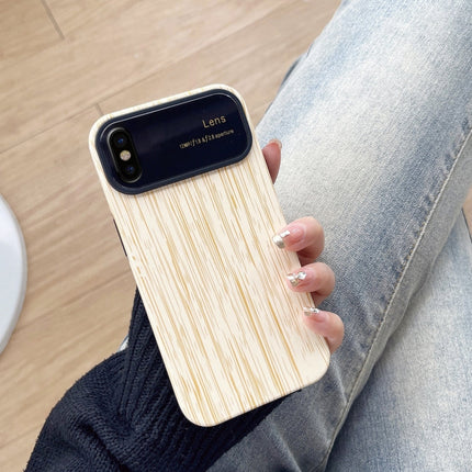 Wood Grain TPU Phone Case with Lens Film, For iPhone 11 Pro, For iPhone X / XS, For iPhone XR, For iPhone XS Max