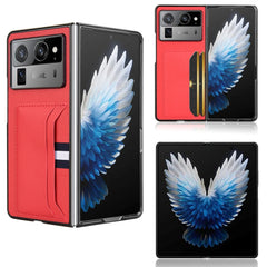 Litchi Texture Card Slots Back Cover Phone Case, For Tecno Phantom V Fold2, For Tecno Phantom V Fold