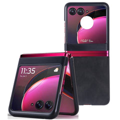 Classic Leather PC Phone Case, For Motorola Razr 40 Ultra