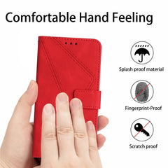 Stitching Embossed Leather Phone Case, For OnePlus 12R 5G Global, For OnePlus 12 5G Global