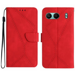 Stitching Embossed Leather Phone Case