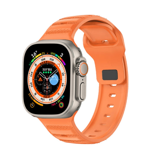 Dot Texture Fluororubber Watch Band, For Apple Watch Ultra 49mm, For Apple Watch SE 2023 44mm, For Apple Watch SE 2023 40mm, For Apple Watch 8 41mm