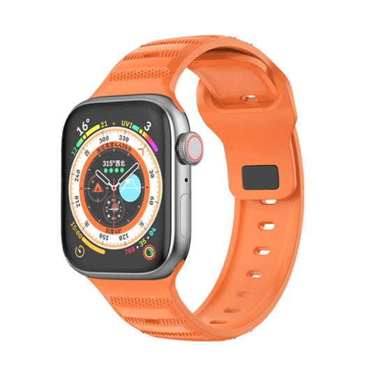 Dot Texture Fluororubber Watch Band, For Apple Watch SE 2022 44mm, For Apple Watch 9 41mm, For Apple Watch 7 41mm, For Apple Watch 7 45mm