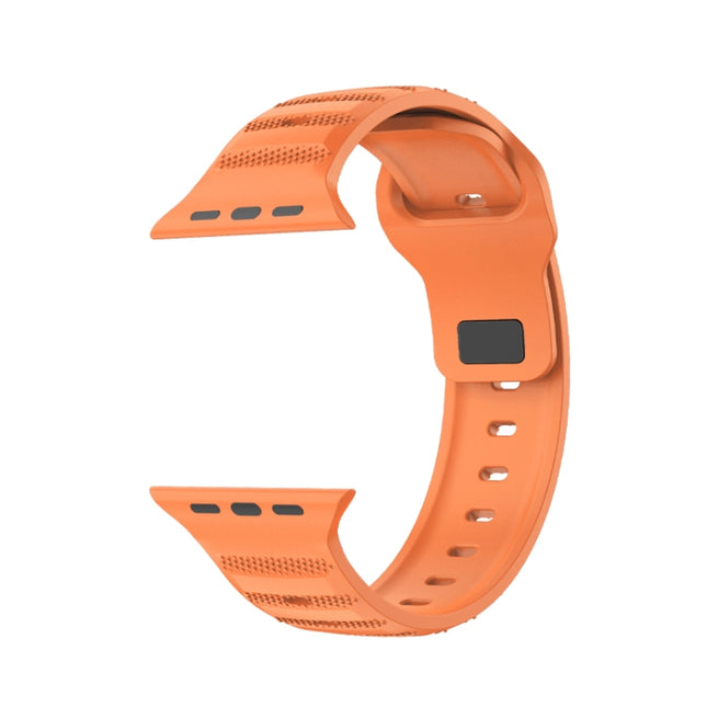 Dot Texture Fluororubber Watch Band, For Apple Watch 5 44mm, For Apple Watch 5 40mm, For Apple Watch 4 44mm, For Apple Watch 4 40mm