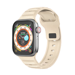Dot Texture Fluororubber Watch Band, For Apple Watch 42mm, For Apple Watch 38mm