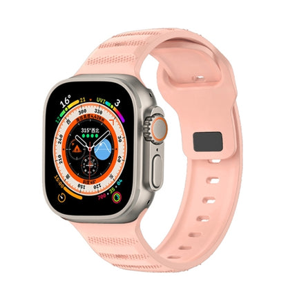 Dot Texture Fluororubber Watch Band, For Apple Watch Ultra 2 49mm, For Apple Watch 8 45mm, For Apple Watch SE 2022 40mm, For Apple Watch 9 45mm