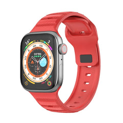 Dot Texture Fluororubber Watch Band, For Apple Watch SE 2022 44mm, For Apple Watch 9 41mm, For Apple Watch 7 41mm, For Apple Watch 7 45mm