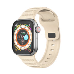 Dot Texture Fluororubber Watch Band, For Apple Watch SE 2022 44mm, For Apple Watch 9 41mm, For Apple Watch 7 41mm, For Apple Watch 7 45mm