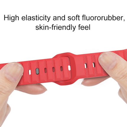 Dot Texture Fluororubber Watch Band, For Apple Watch 8 45mm, For Apple Watch Ultra 2 49mm, For Apple Watch 9 45mm, For Apple Watch SE 2022 40mm