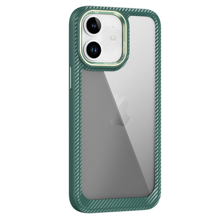 Carbon Fiber Transparent Back Panel Phone Case, For iPhone 13, For iPhone 12, For iPhone 12 Pro Max, For iPhone 12 Pro