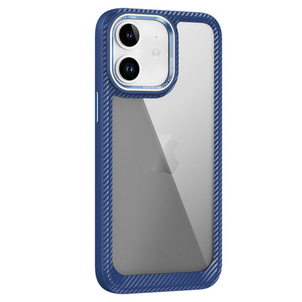 Carbon Fiber Transparent Back Panel Phone Case, For iPhone 13, For iPhone 12, For iPhone 12 Pro Max, For iPhone 12 Pro