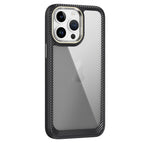 For iPhone 12 Pro / Black + Transparent Black