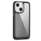 For iPhone 13 / Black + Transparent Black