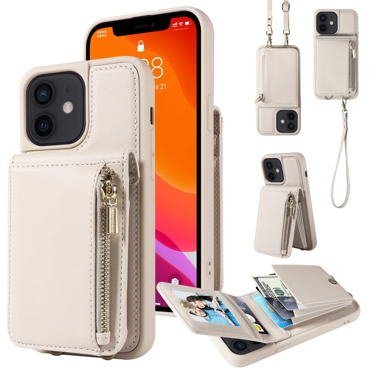 Crossbody Lanyard Zipper Wallet Leather Phone Case