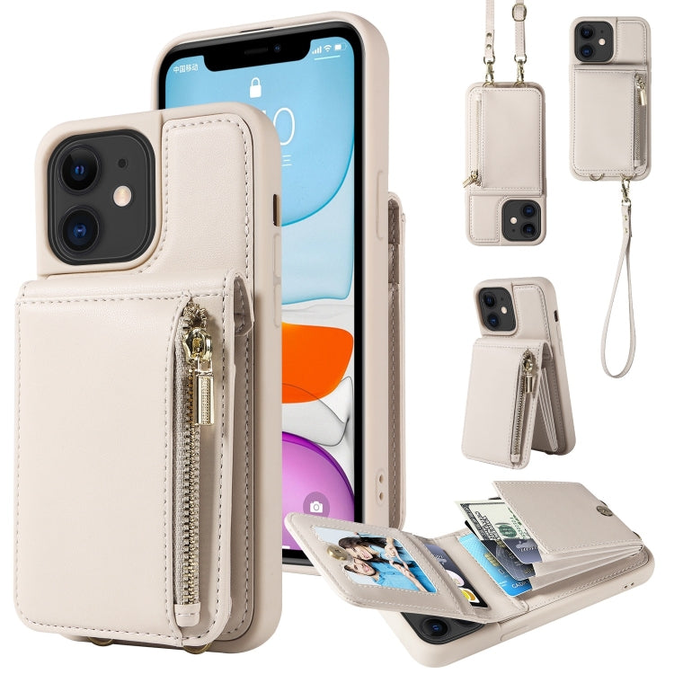 Crossbody Lanyard Zipper Wallet Leather Phone Case, For iPhone 11 Pro Max, For iPhone 11, For iPhone 11 Pro, For iPhone X / XS, For iPhone XR, For iPhone XS Max