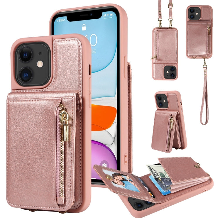 Crossbody Lanyard Zipper Wallet Leather Phone Case, For iPhone 11 Pro Max, For iPhone 11, For iPhone 11 Pro, For iPhone X / XS, For iPhone XR, For iPhone XS Max