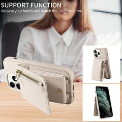 Crossbody Lanyard Zipper Wallet Leather Phone Case