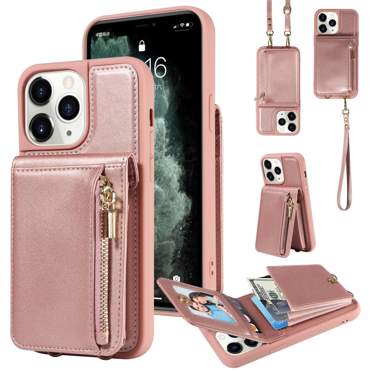 Crossbody Lanyard Zipper Wallet Leather Phone Case, For iPhone 11 Pro Max, For iPhone 11, For iPhone 11 Pro, For iPhone X / XS, For iPhone XR, For iPhone XS Max