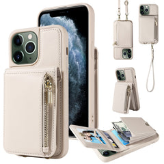 Crossbody Lanyard Zipper Wallet Leather Phone Case
