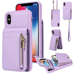 Crossbody Lanyard Zipper Wallet Leather Phone Case