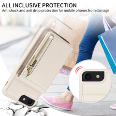 Crossbody Lanyard Zipper Wallet Leather Phone Case, For iPhone SE 2022/ 7 / 8, For iPhone 13 Pro Max, For iPhone 13 Pro, For iPhone 13