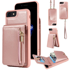 Crossbody Lanyard Zipper Wallet Leather Phone Case, For iPhone SE 2022/ 7 / 8, For iPhone 13 Pro Max, For iPhone 13 Pro, For iPhone 13