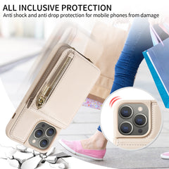 Crossbody Lanyard Zipper Wallet Leather Phone Case