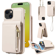 Crossbody Lanyard Zipper Wallet Leather Phone Case