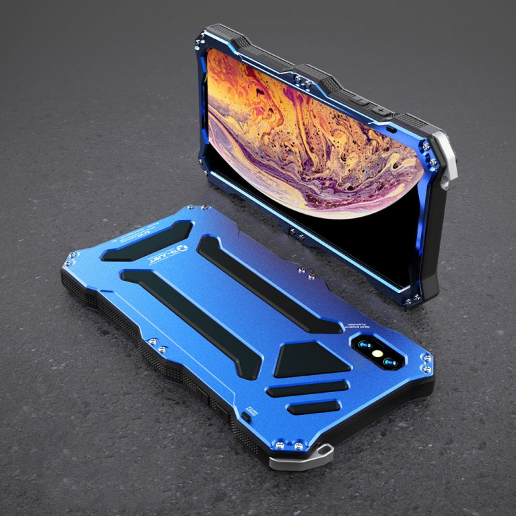 R-JUST Pure Color Shockproof Dustproof Armor Metal Protective Case, For Samsung Galaxy S8, For Samsung Galaxy S8+, For Samsung Galaxy S9, For Samsung Galaxy S9+, For Samsung Galaxy Note8, For Samsung Galaxy Note9, For iPhone XS / X, For iPhone XS Max