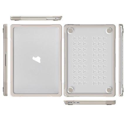 Translucent Laptop Protective Case, For MacBook Air 13.6 inch A2681 2022 / M3 2024 A3113 / M4 2025 A3240