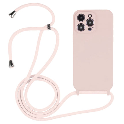 Crossbody Lanyard Liquid Silicone Case, For iPhone 16 Pro Max