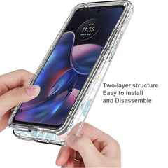 Transparent Painted Phone Case, For Motorola Edge 2022