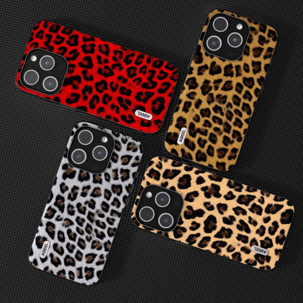 ABEEL Black Edge Leopard Phone Case, For iPhone 14 Pro, For iPhone 14 Pro Max
