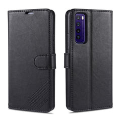 AZNS Sheepskin Texture Horizontal Flip Leather Case with Holder & Card Slots & Wallet, For Huawei Mate 20 / 20X, For Huawei Mate 20 Pro, For Huawei Mate 30 Lite / Nova 5i Pro, For Huawei Mate 30 / Mate 30 Pro, For Huawei Nova 5 / 5 Pro