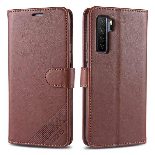 AZNS Sheepskin Texture Horizontal Flip Leather Case with Holder & Card Slots & Wallet, For Huawei Nova 7 SE, For Huawei P30, For Huawei P30 Lite / Nova 4E, For Huawei P30 Pro, For Huawei P40 / P40 Pro, For Huawei Y6(2019) / Enjoy 9E