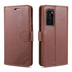 AZNS Sheepskin Texture Horizontal Flip Leather Case with Holder & Card Slots & Wallet, For Huawei Nova 7 SE, For Huawei P30, For Huawei P30 Lite / Nova 4E, For Huawei P30 Pro, For Huawei P40 / P40 Pro, For Huawei Y6(2019) / Enjoy 9E