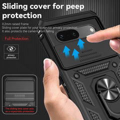 Sliding Camshield Holder Phone Case, For Google Pixel 7a, For Google Pixel 6a